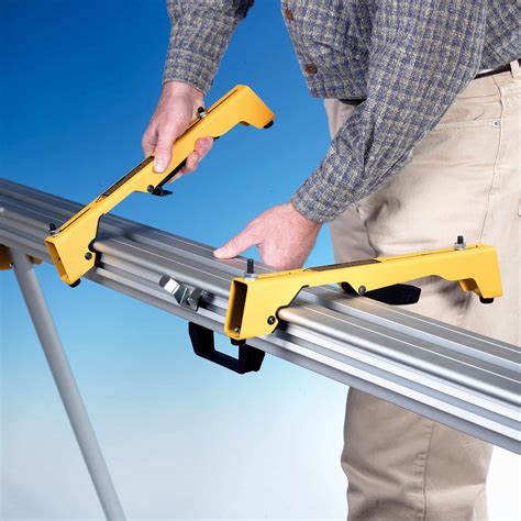 dewalt miter saw mounting brackets parts|DeWalt work stand with brackets.